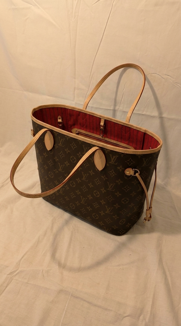 Louis Vuitton Neverfull MM Monogram – Begagnad, mycket gott skick