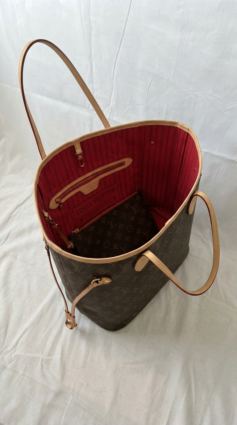 Louis Vuitton Neverfull MM Monogram – Begagnad, mycket gott skick