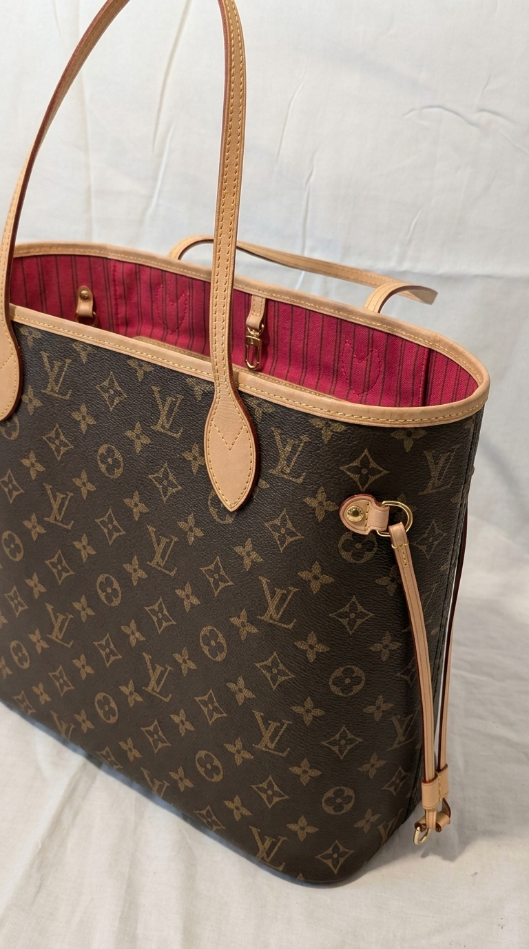 Louis Vuitton Neverfull MM Monogram – Begagnad, mycket gott skick